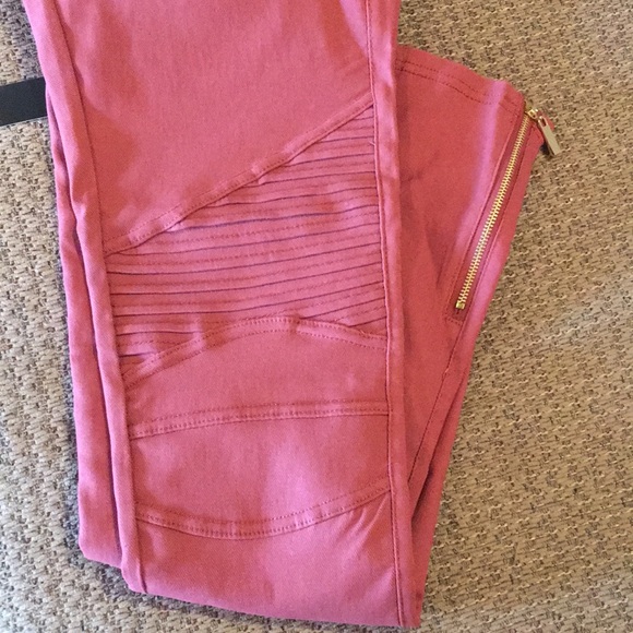 Last Pair! Marsala Red Skinny Pants - Picture 3 of 4